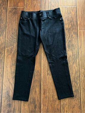 INC International Concepts Black Stretch Skinny Jeggings